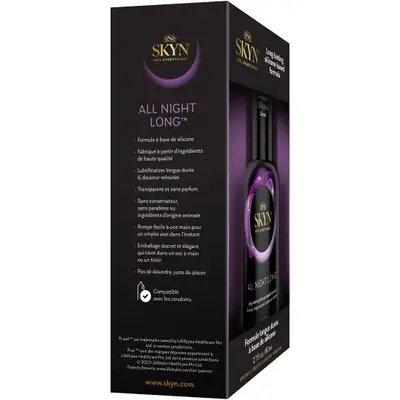 Skyn All Night Long Silicone-based personal Lubricant 80ml | SKYN
